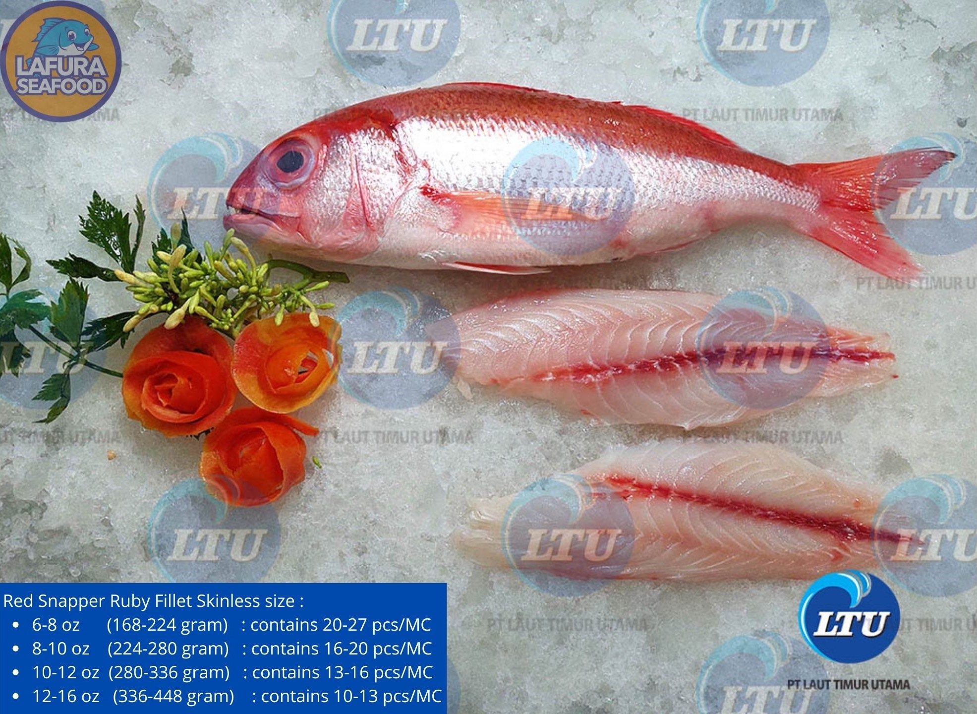 Snapper Ruby Fillet Skinless